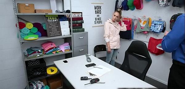  Security guard fucking Emma Hix tight coochie doggystyle